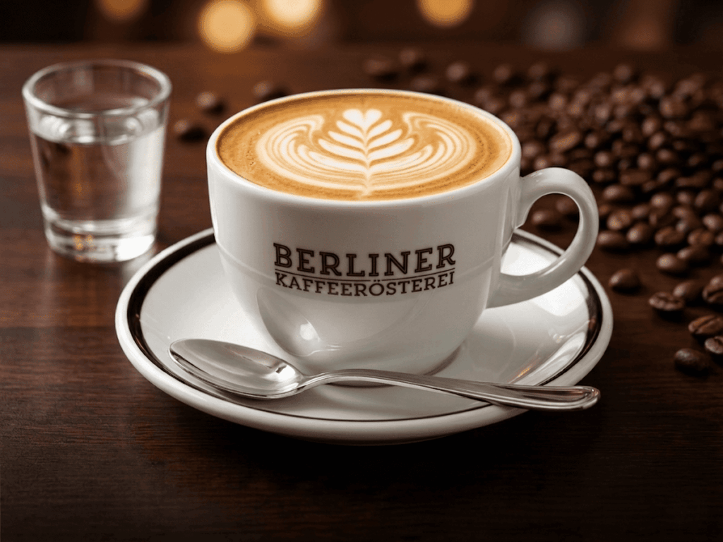 In der Berliner Kaffeerösterei werden über 100 Sorten Kaffee angeboten. Vom Alltagskaffee bis hin zu edlen Bohnen (Bild KI-optimiert).